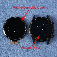 Oryginalny Axisinternational 1.39 "dla Huawei Watch GT 2 GT2 LTN-B19 DAN-B19 wyświetlacz LCD rama ekranu + Panel dotykowy Digitizer 46MM 3